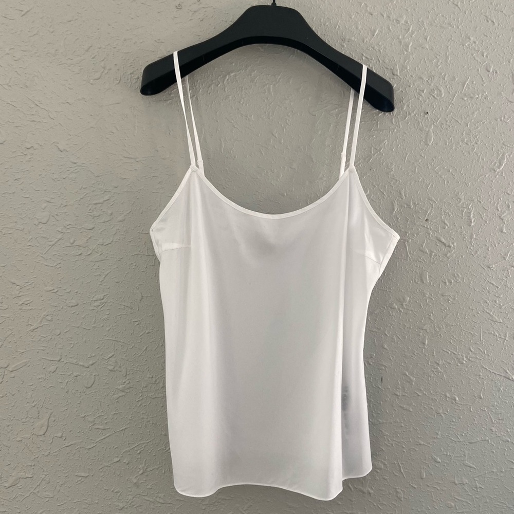 DKNY Sheer White Tank